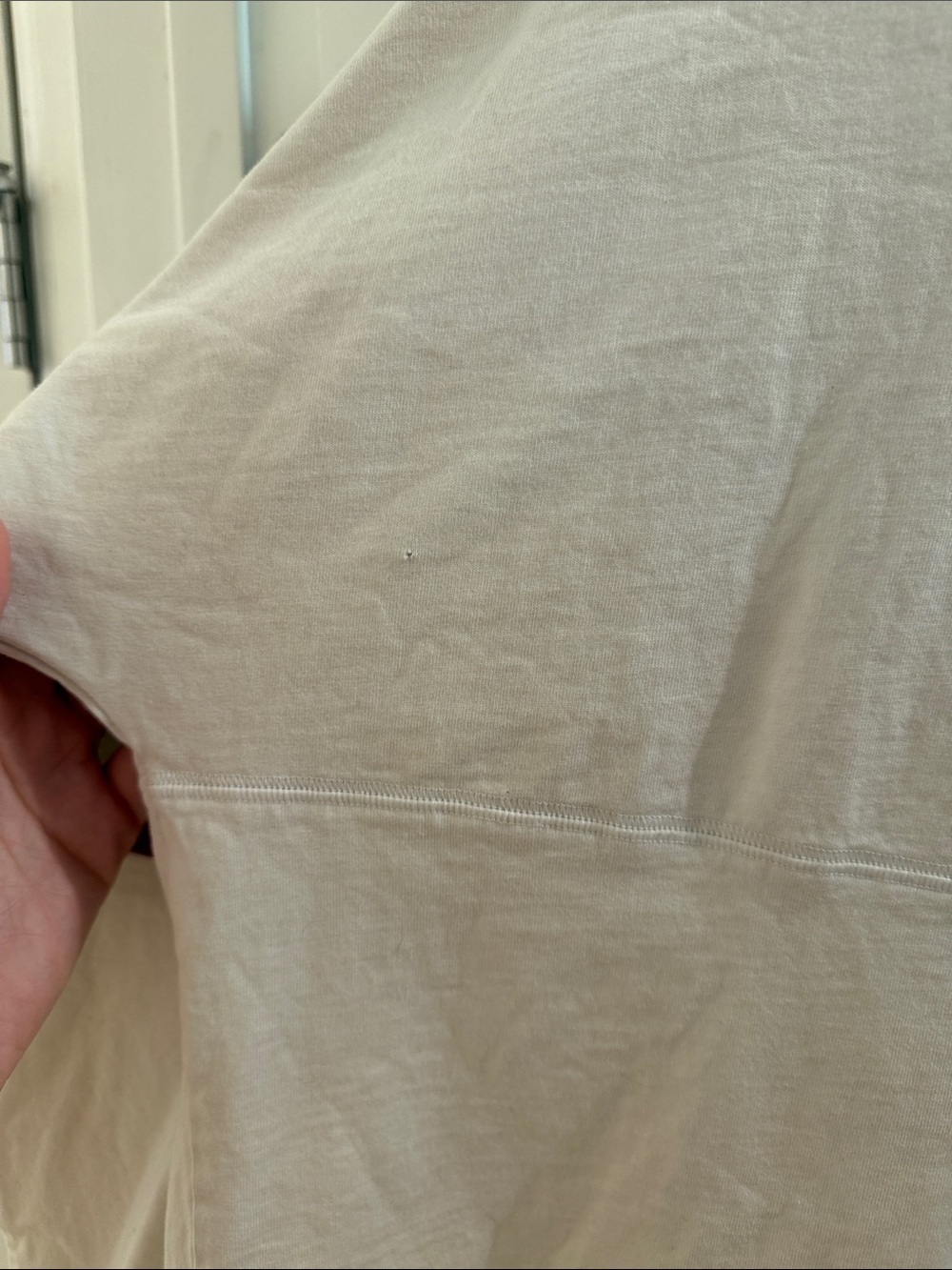 PINK Victoria's Secret White Long-Sleeve Tee with Red OU Logo - Picture 6 of 6